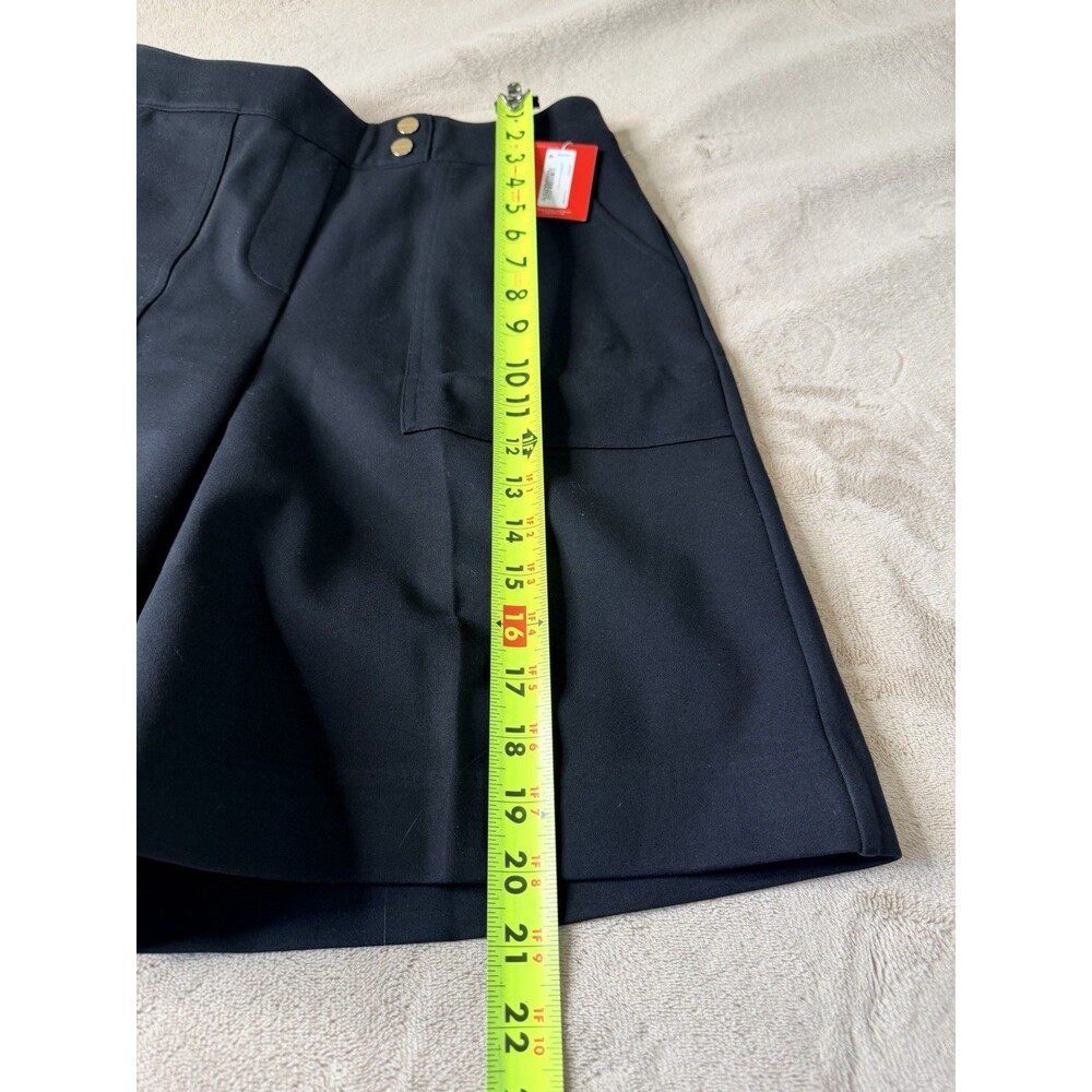 Spanx Women  Classic Black Ponte Button Tab Pocket Shorts Size Medium ,pull on - Picture 9 of 14
